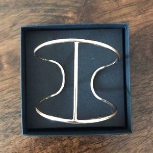 Emerald and Duv rose gold cuff